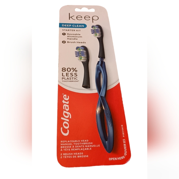 Colgate Keep Manual Toothbrush Deep Clean Starter Kit - Navy - Picture 5 of 7